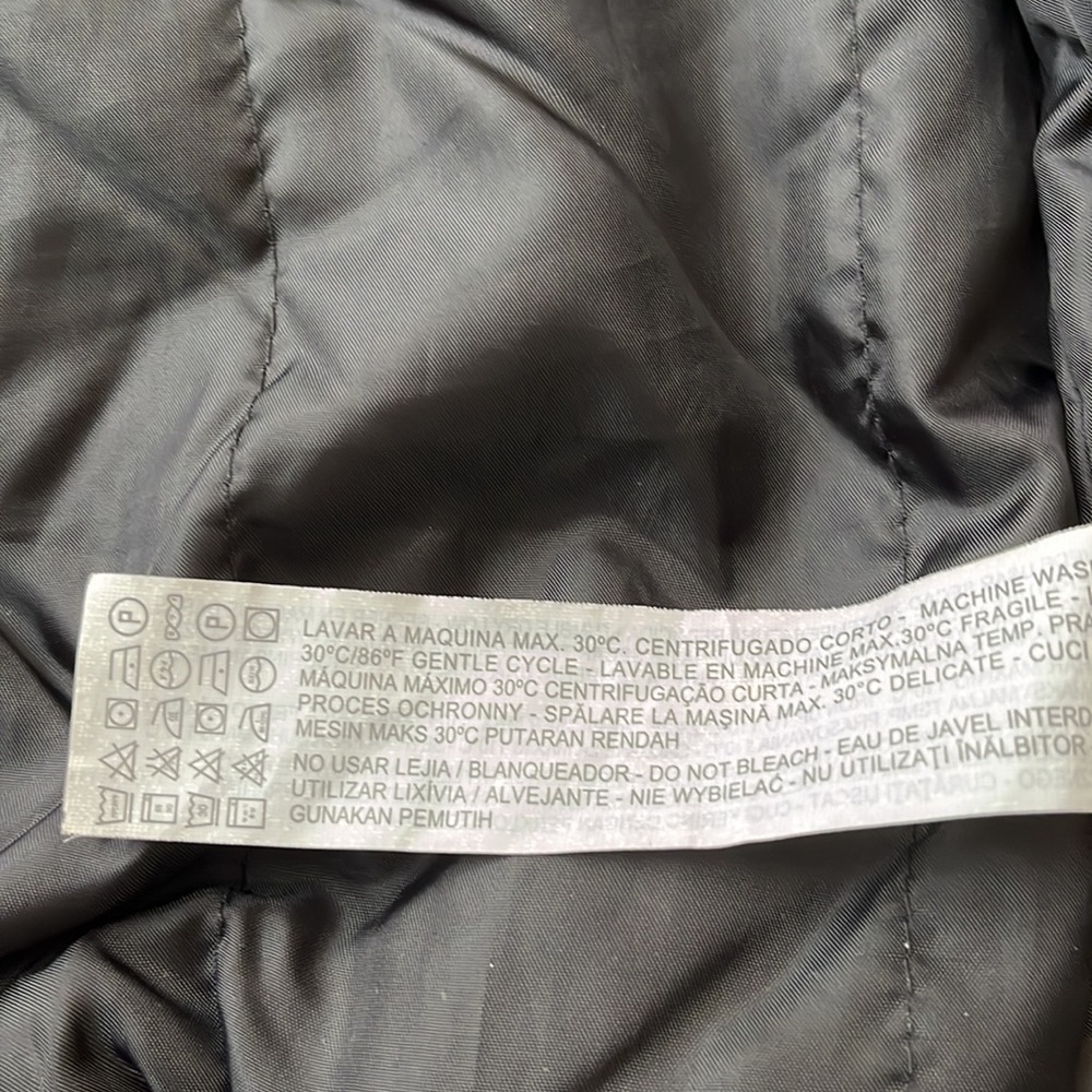 Zara Basic Collection Crop Bomber jacket Size S - image 12